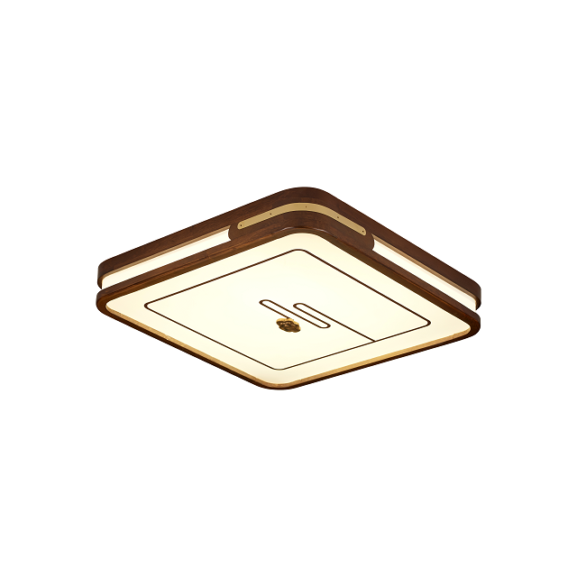 實(shí)木吸頂燈